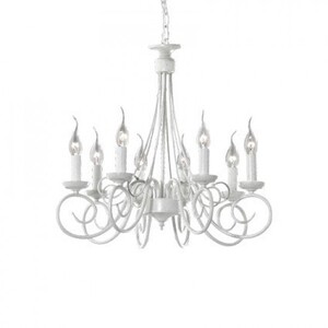 Люстра Ideal Lux BRANDY SP8 BIANCO ANTICO 66639