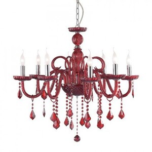 Люстра Ideal Lux GIUDECCA SP8 ROSSO 27425