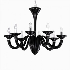 Люстра Ideal Lux WHITE LADY SP8 NERO 20518