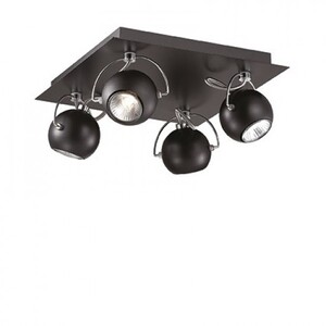 Спот Ideal Lux LUNARE PL4 NERO 02545