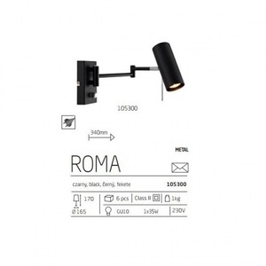 Спот Markslojd Roma 105300