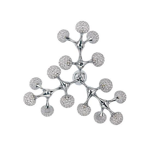 Люстра Ideal Lux NODI CRYSTAL PL15 CROMO 93512