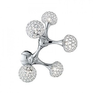 Бра Ideal Lux NODI CRYSTAL PL5 CROMO 98043